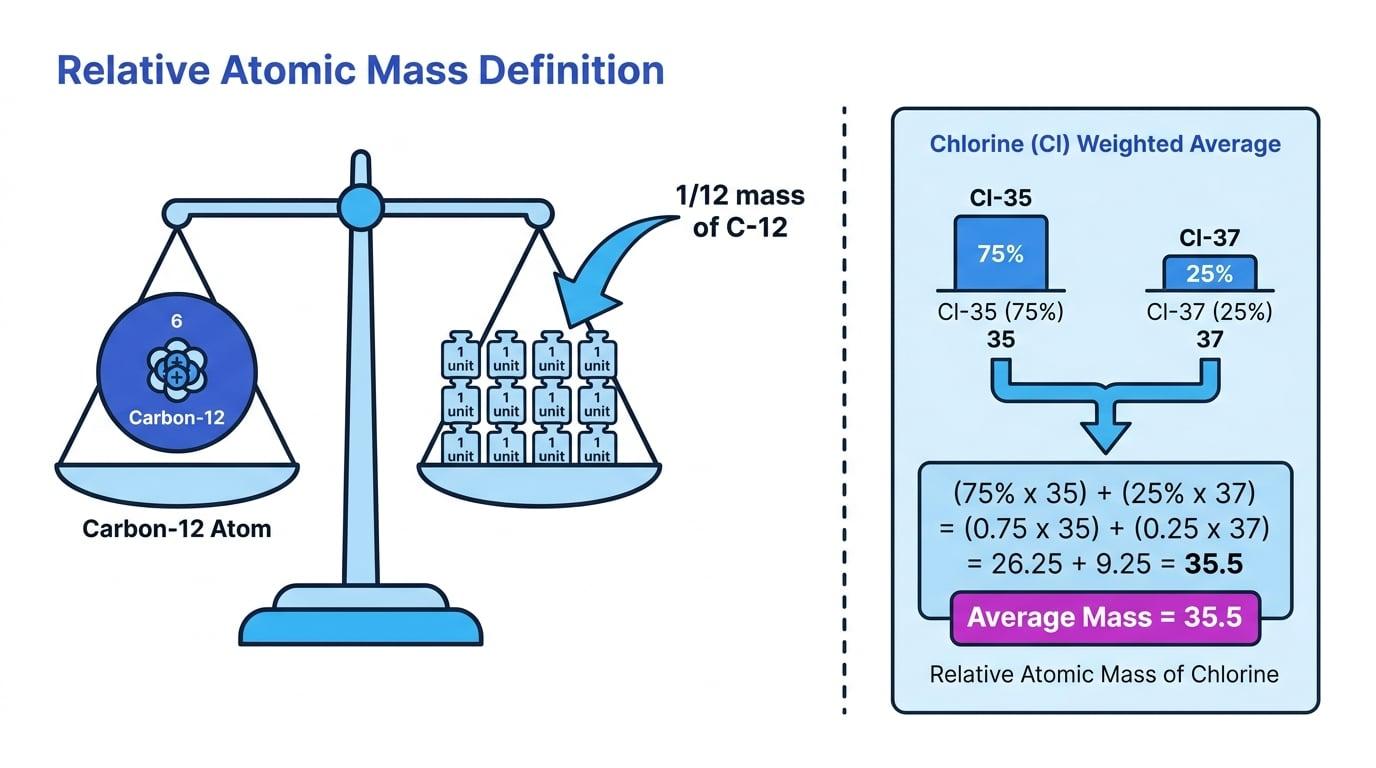 Relative masses of atoms and molecules - CIE IGCSE Chemistry Lesson ...